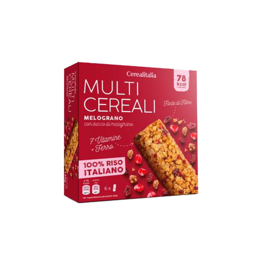 Cerealitalia Barras de Cereais Romã 6 x 25 gr