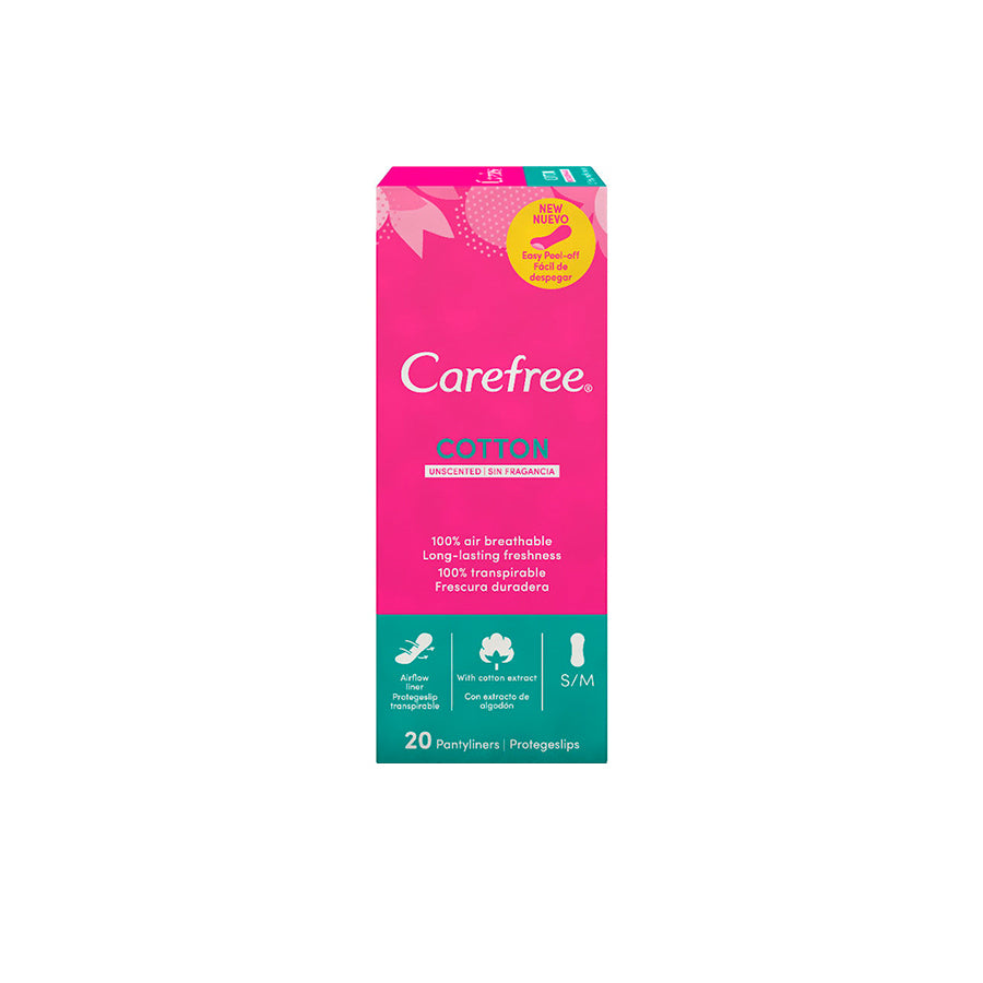 Carefree Pensos Diários Cotton 20 un