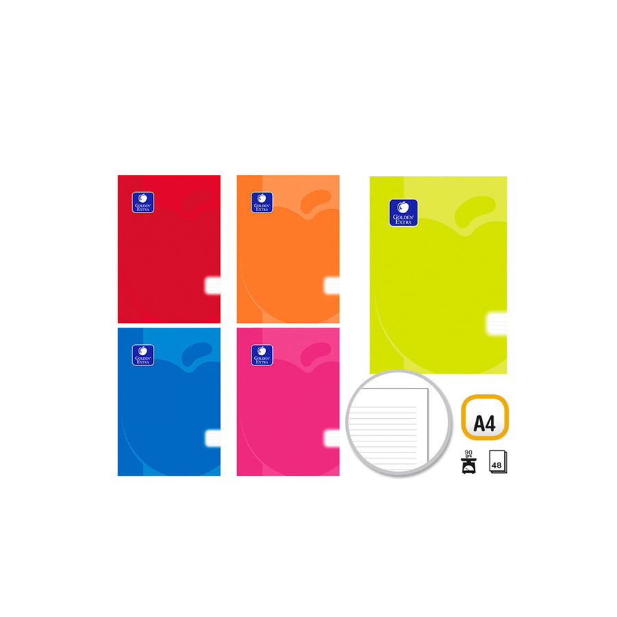 Caderno Pautado A4 48 Folhas