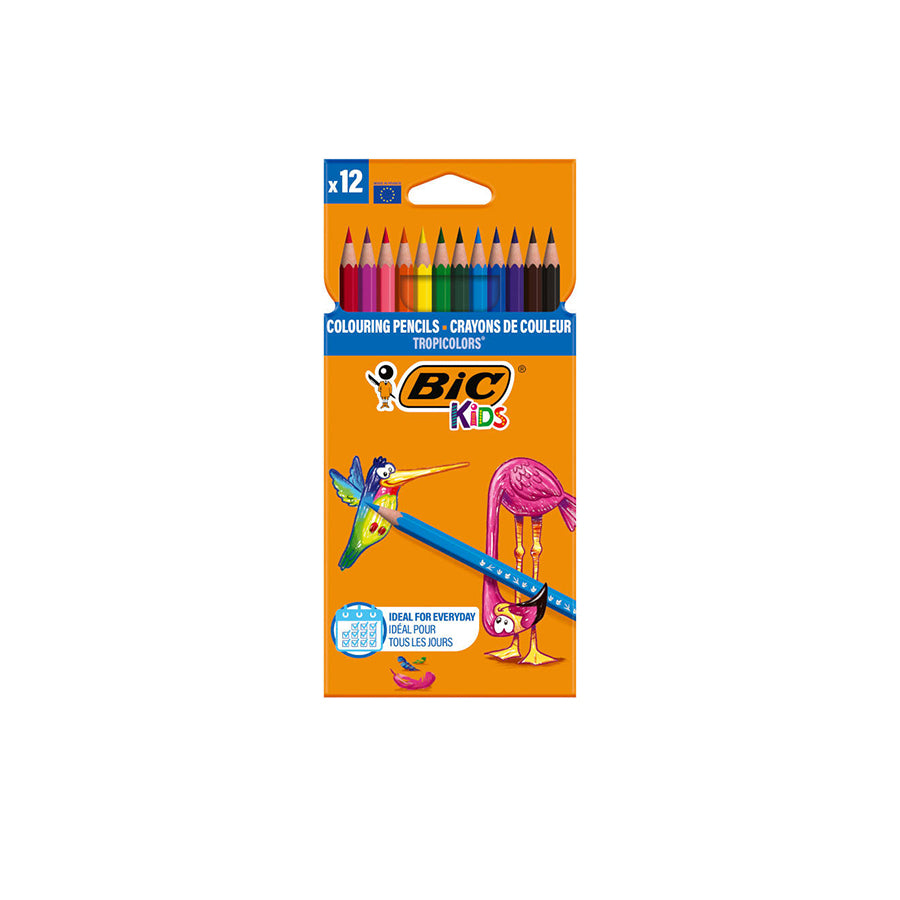 BIC Kids Tropicolor Lápis de Cor 12 un
