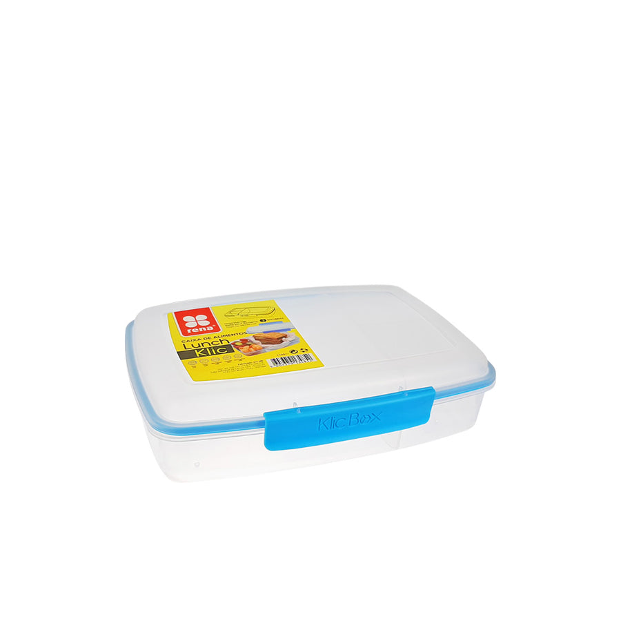 Rena Caixa de Alimentos Lunch Klic 3 Divisórias