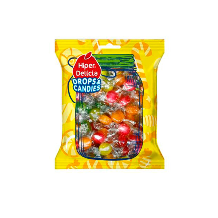 Hiper Delícia Rebuçados Sortidos Fruta 150 gr