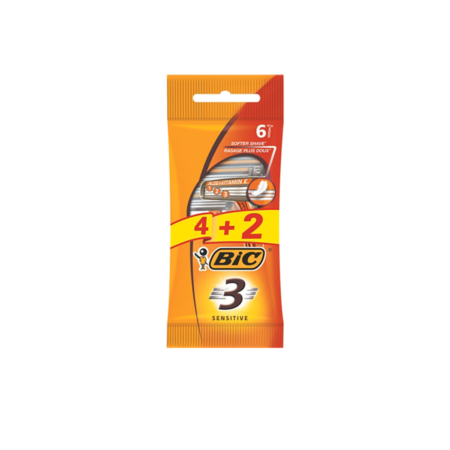 BIC Sensitive Lâminas Descartáveis 4+2 un