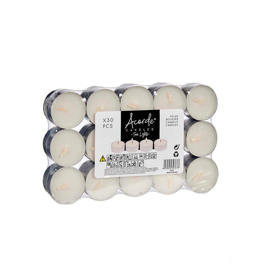 Pack 30 Tealights 4 Horas