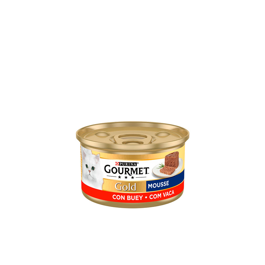 Purina Gourmet Comida Húmida para Gato Mousse Vaca 85 gr