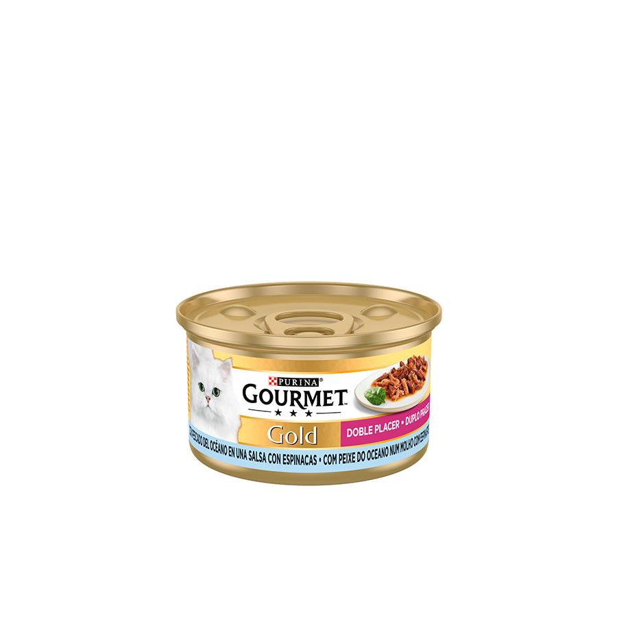 Purina Gourmet Comida Húmida para Gato Peixe Oceano e Espinafres 85 gr