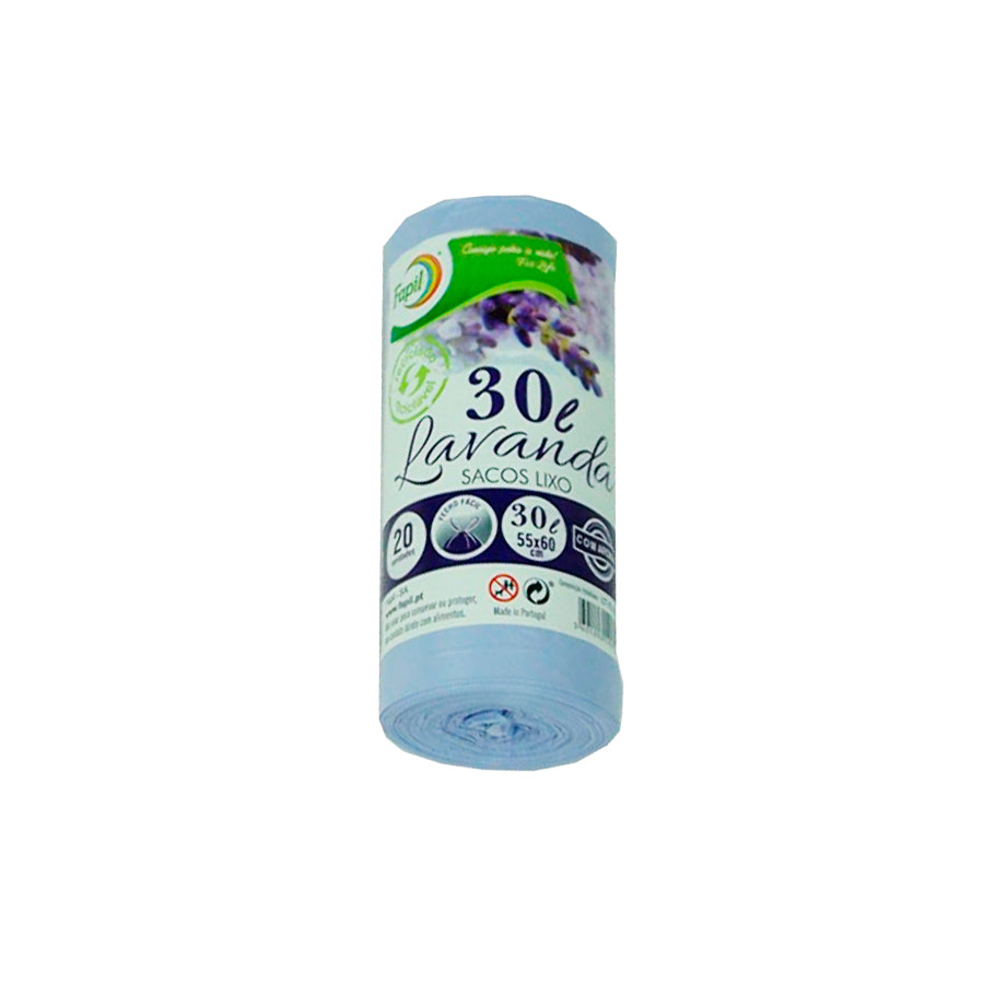 Pack 20 Sacos do Lixo Lavanda 30 L