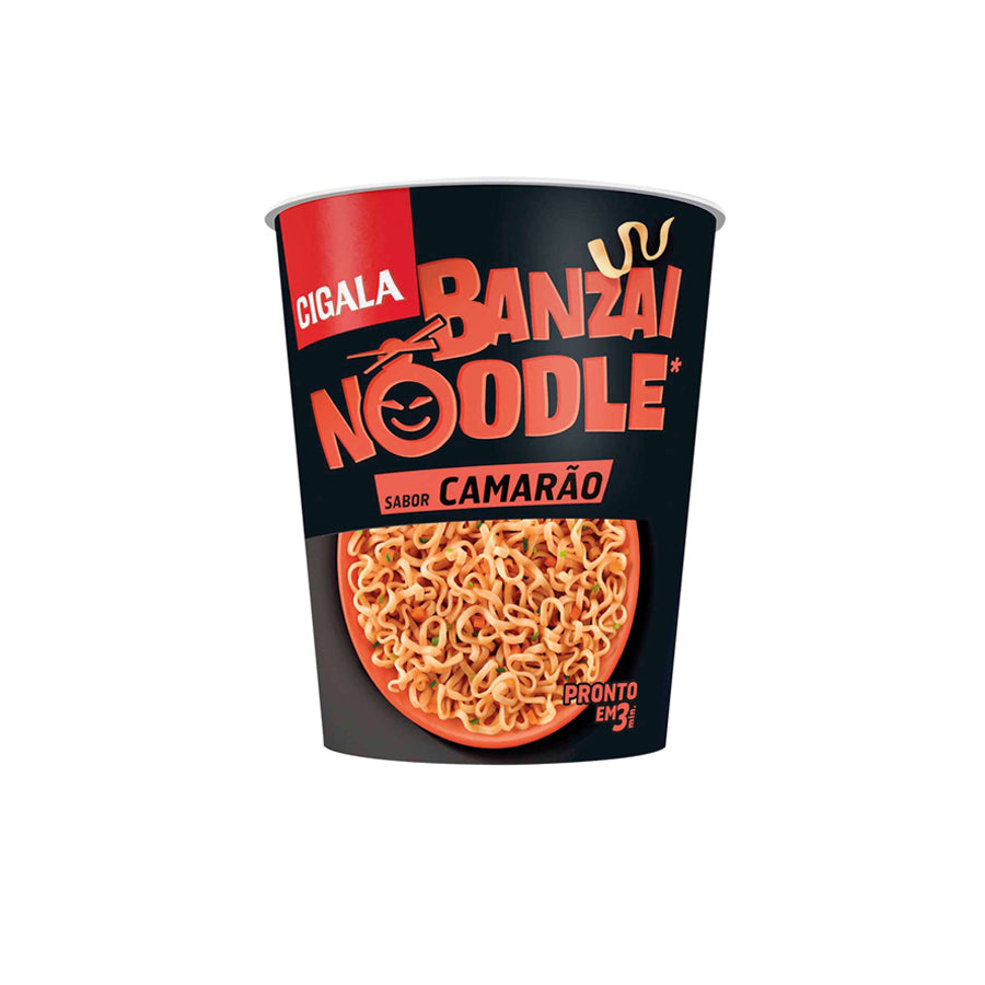 Cigala Banzai Noodles Camarão 67 gr