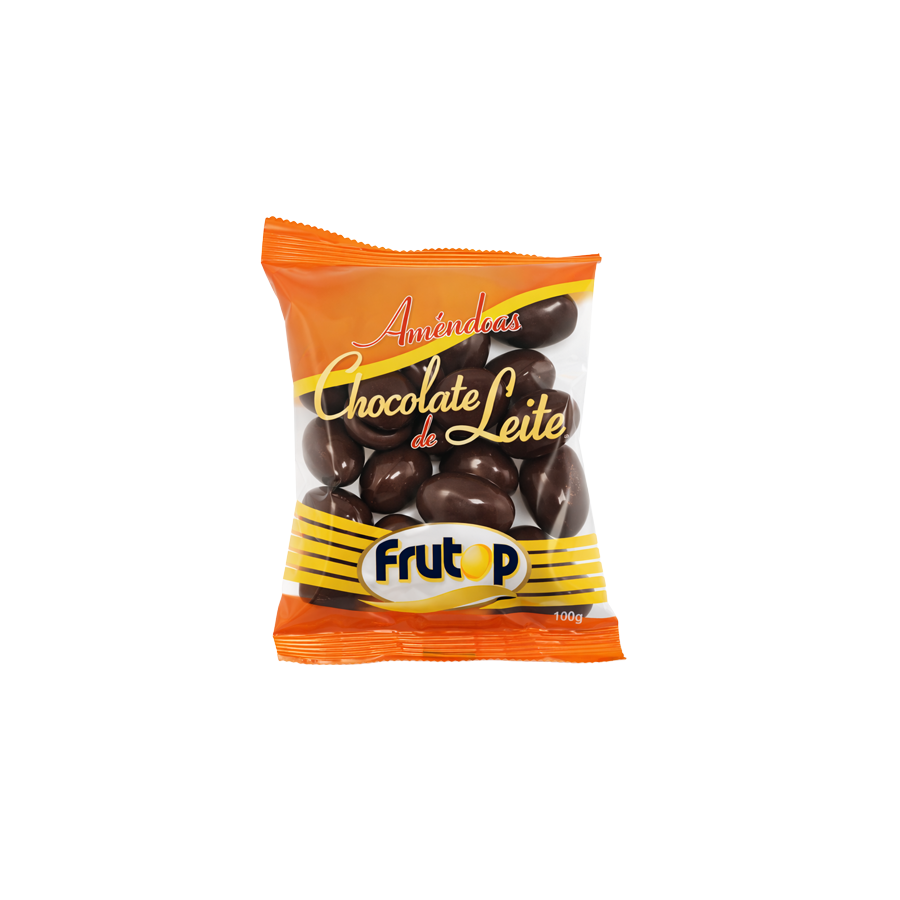 Amêndoa Chocolate de Leite 100 g Frutop