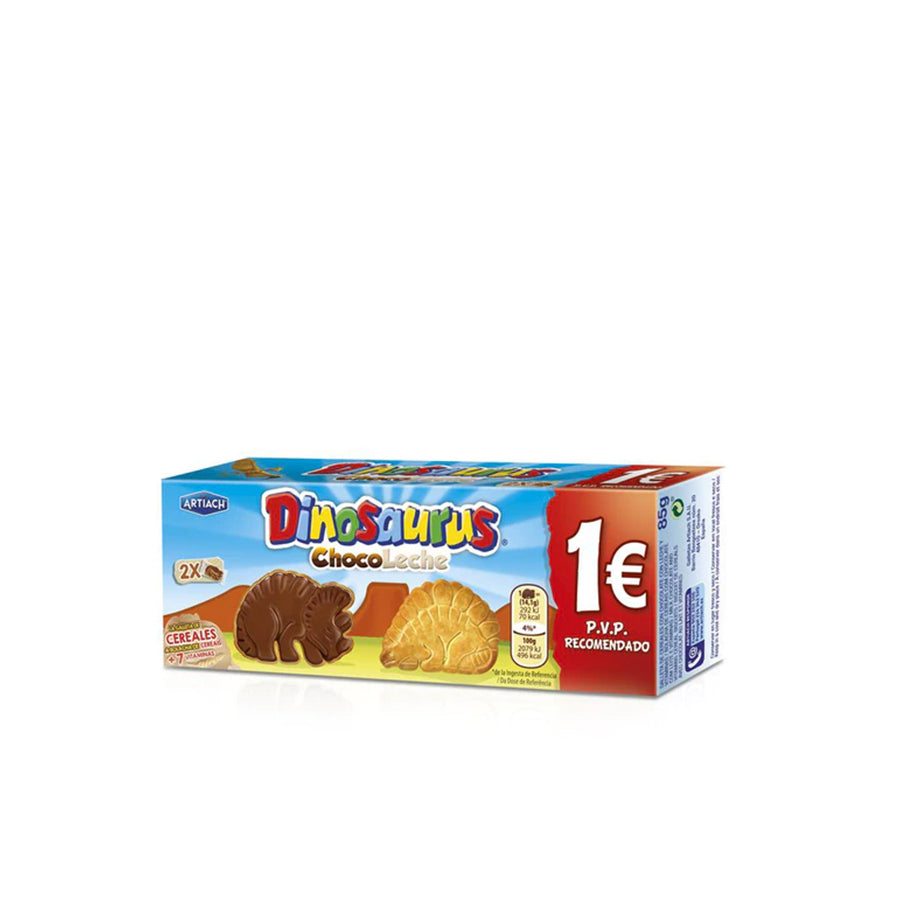 Artiach Bolachas Chocolate Leite Dinossauros 85 gr