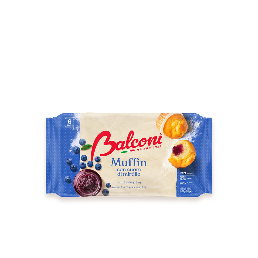 Balconi Muffin Mirtilo 6 x 43 gr