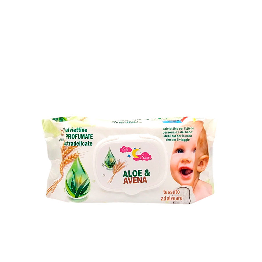 Toalhitas de Limpeza Aloe Vera 72 un