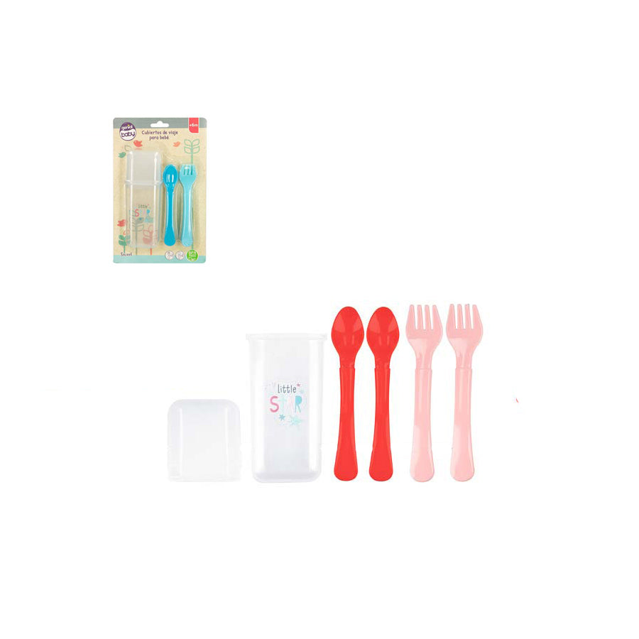 Pack de Talheres de Viagem para Bebé