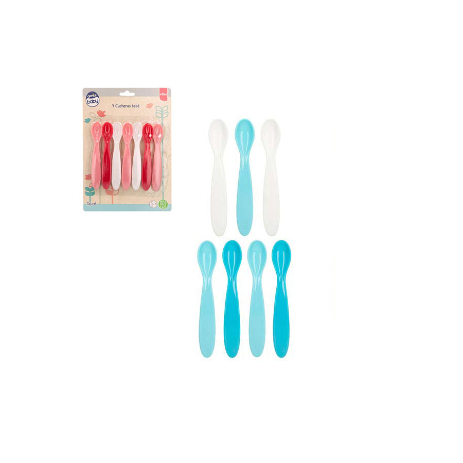Pack 7 Colheres de Bebé