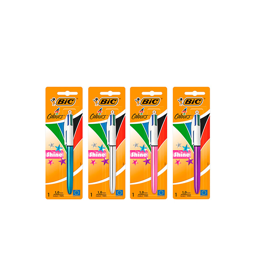 BIC Esferográfica Shine 4 Cores