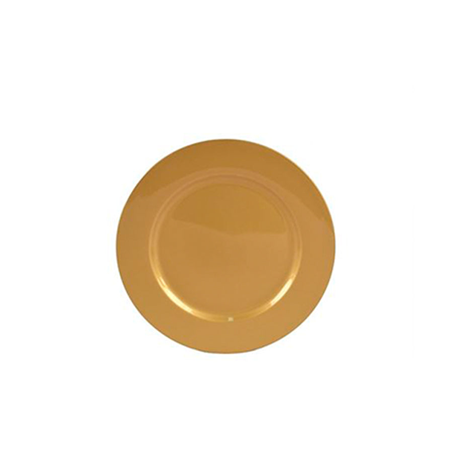Prato Marcador Dourado 33 cm
