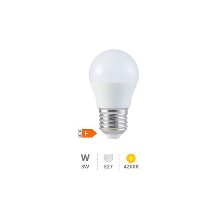 Lâmpada Led Esférica 3W E27 4200K