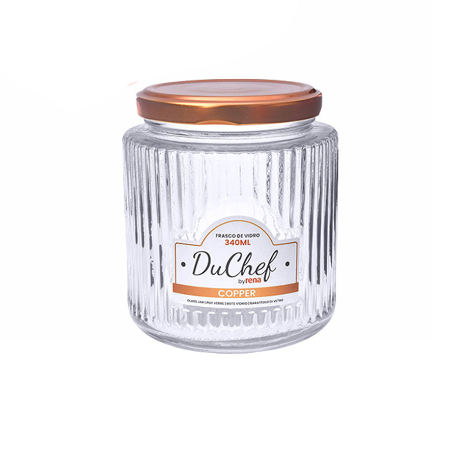 Rena Frasco de Vidro Copper 340 ml