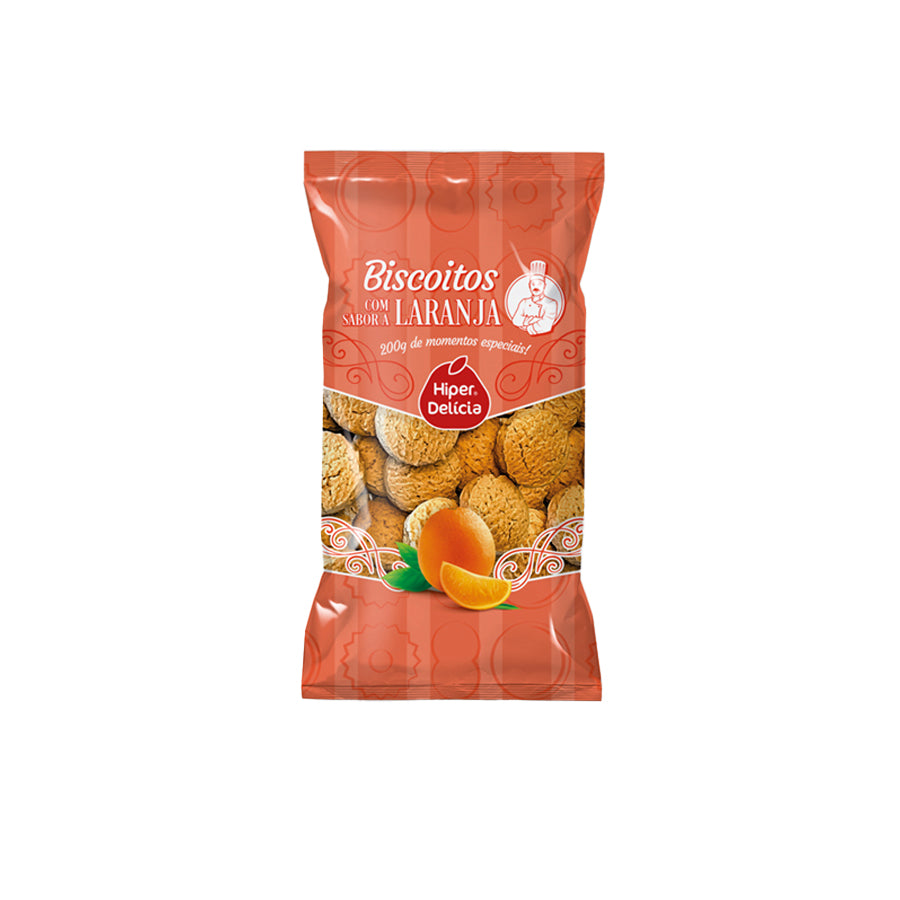 Hiper Delícia Biscoitos de Laranja 200 gr