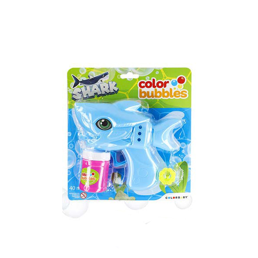 Pistola Tubarão de Bolas de Sabão 17 cm