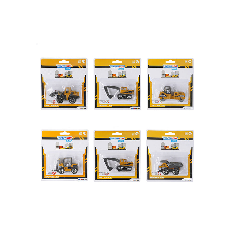 Carro de Construção de Metal 13.5X3X15CM