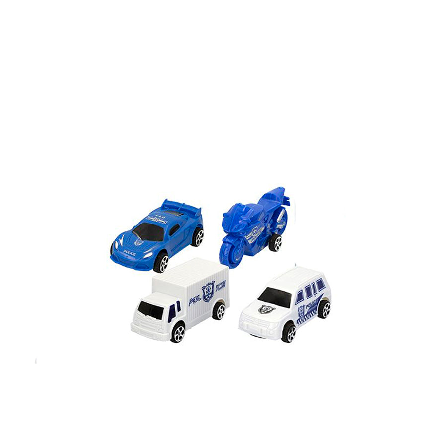 Pack 4 Veículos Policia