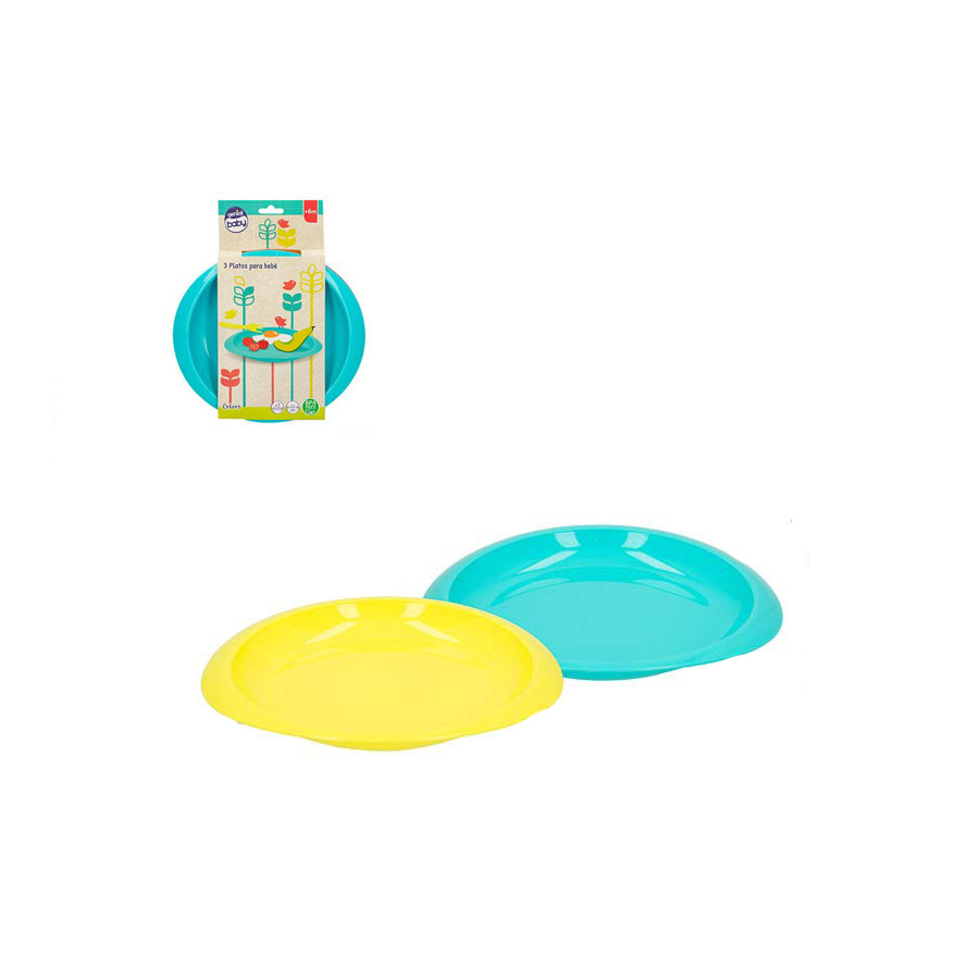 Pack 3 Pratos Bebé