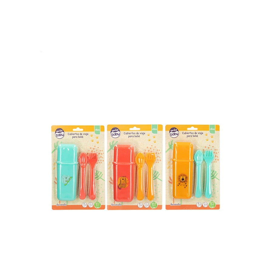 Kit de Talheres de Viagem para Bebé