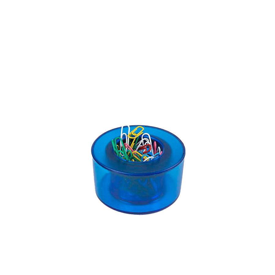 Porta Clips Magnético de Mesa com Clips 50 un