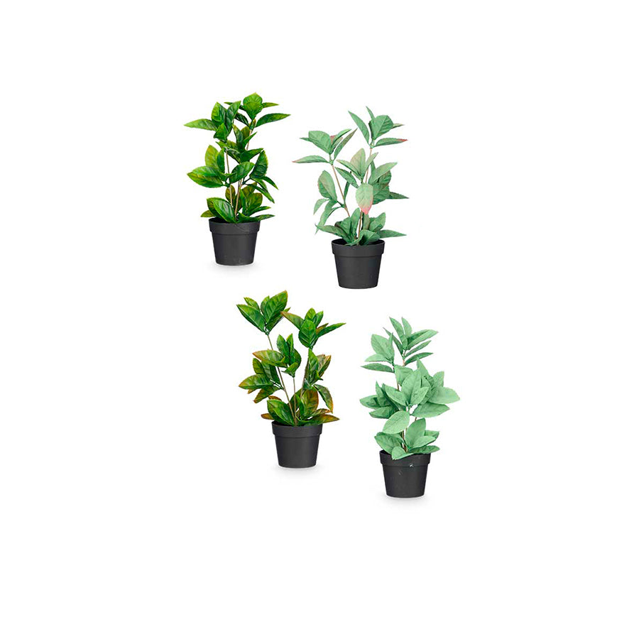 Vaso com Planta Artificial Mate e Brilho