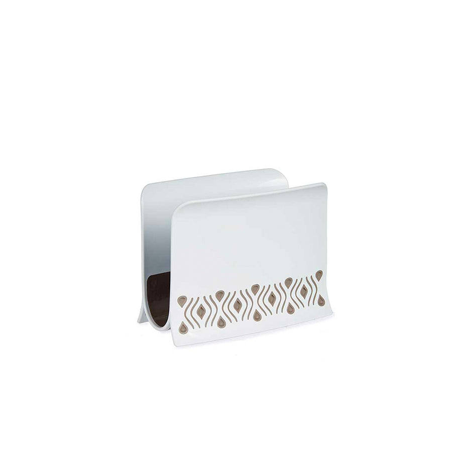 Porta Guardanapos em Plástico Tosca Bege