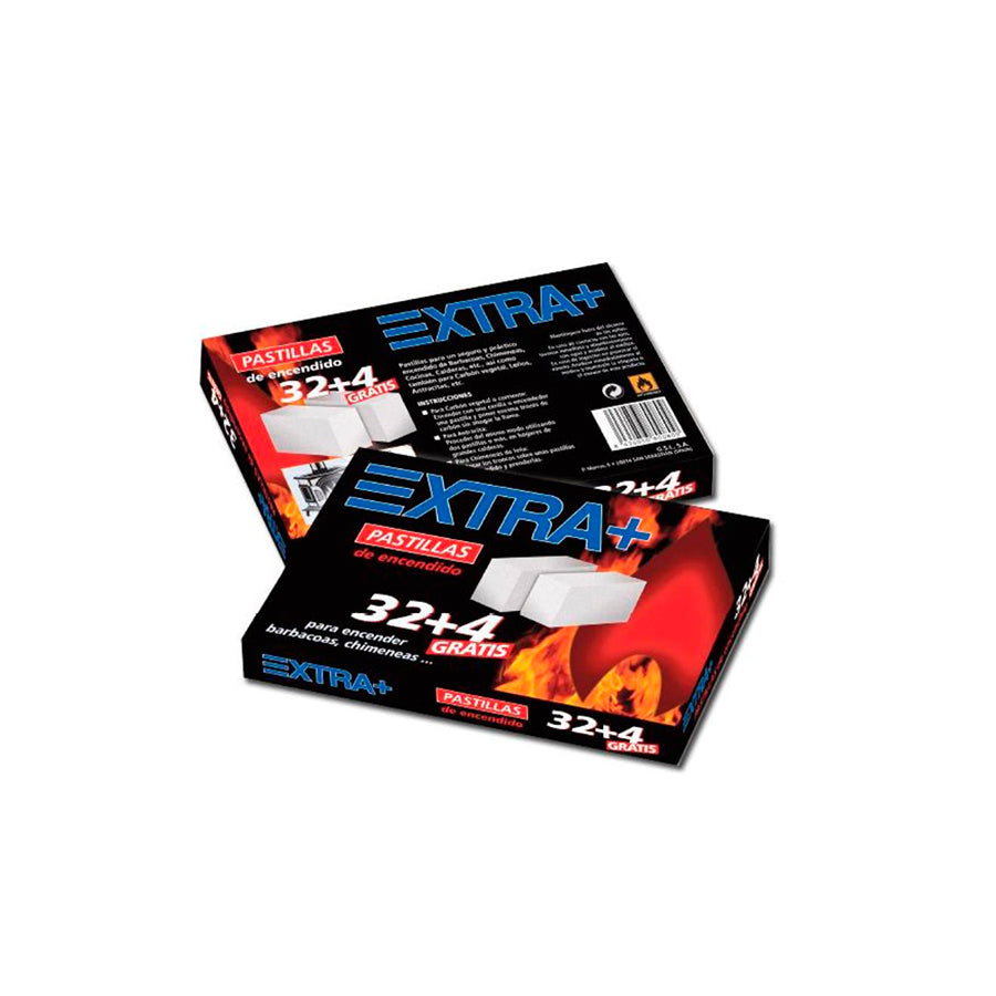 EXTRA+ Acendalhas 32 + 4 un