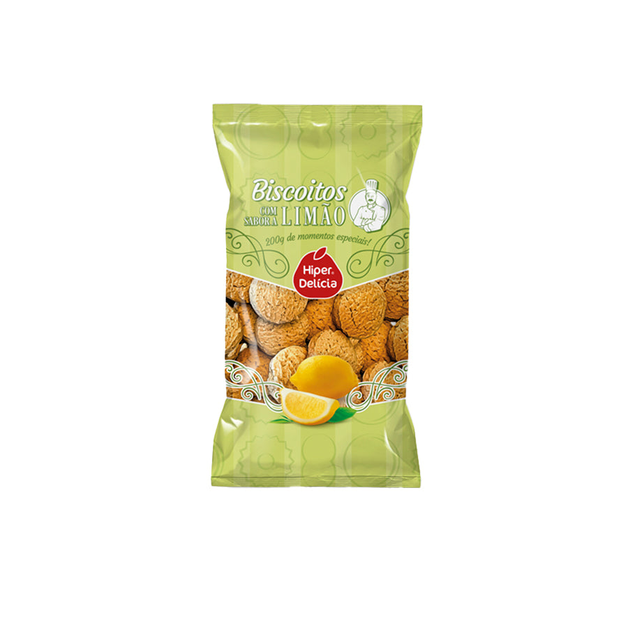 Hiper Delícia Biscoitos de Limão 200 gr