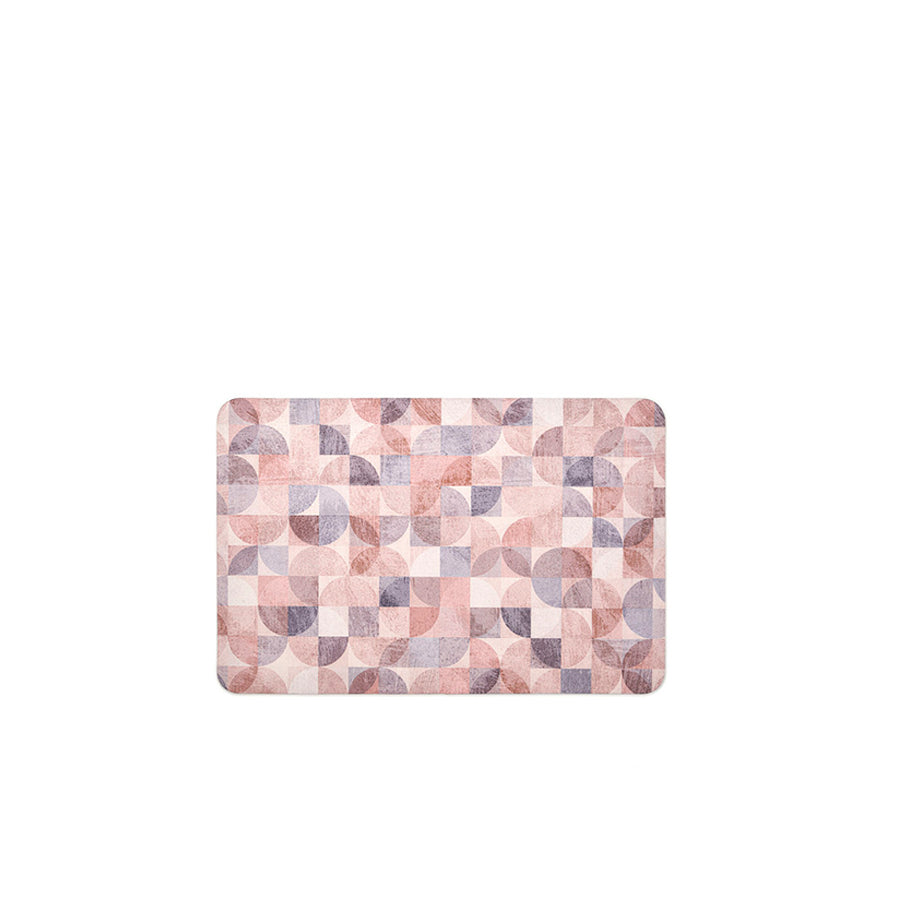 Tapete de Cozinha Mosaico Castanho 40 x 60 cm