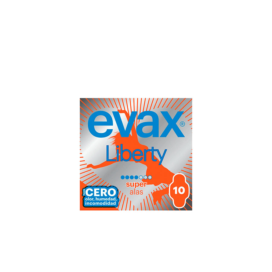 Evax Pensos Higiénicos Liberty Super com Alas 10 un