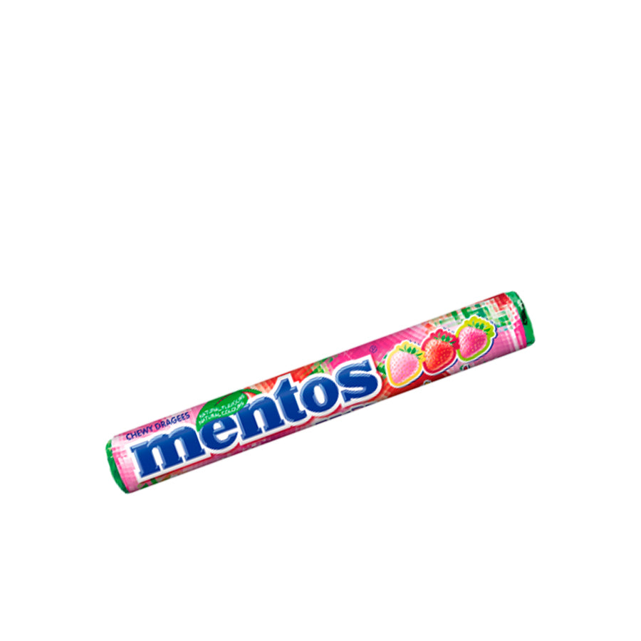 Mentos Morango Mix 38 gr