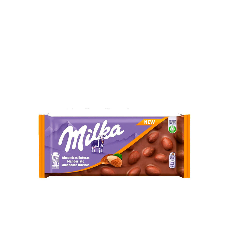 Milka Chocolate Amêndoas Inteiras 100 gr