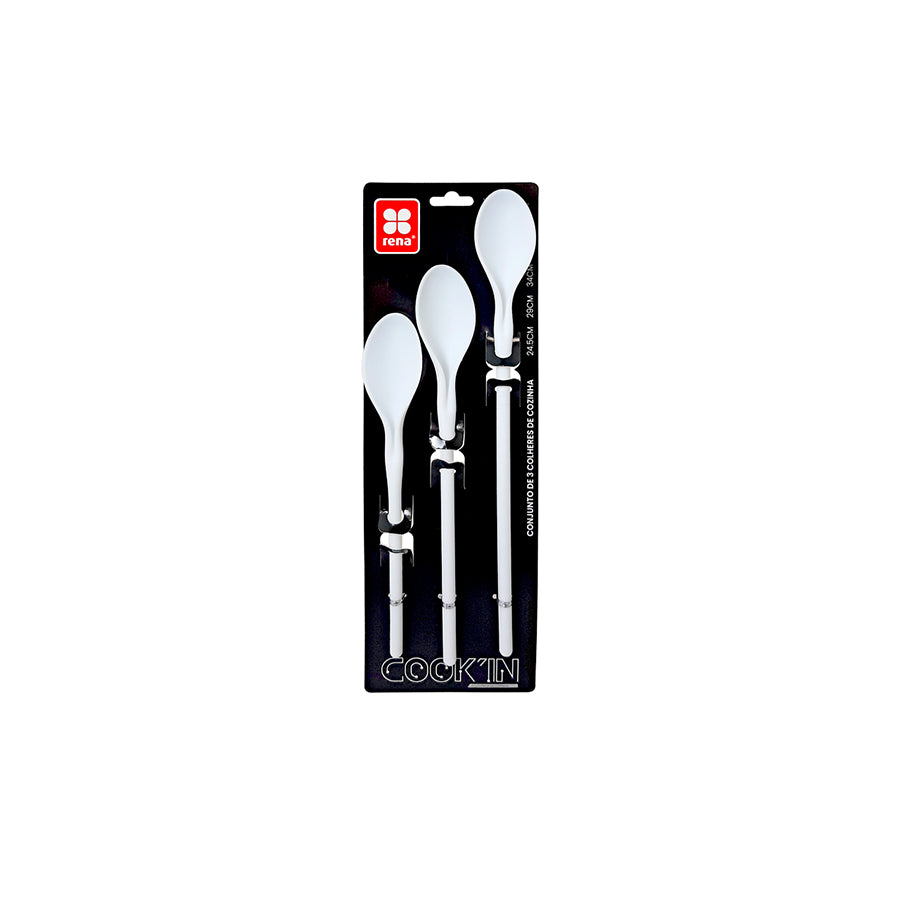 Rena Conjunto de 3 Colheres de Cozinha