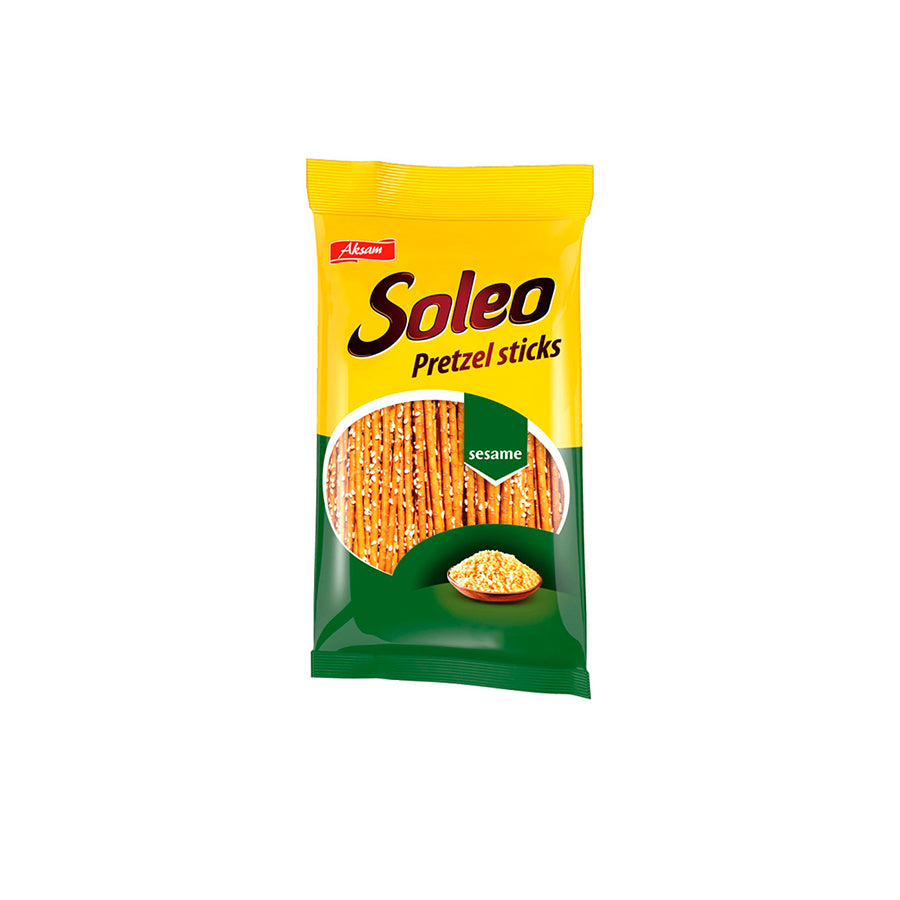 Sticks Pretzel com Sementes de Sesámo 100 gr