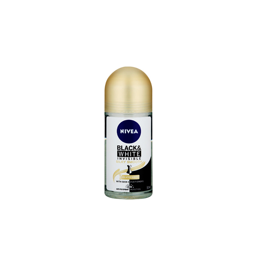 Nivea Desodorizante Roll On Invisible Black&White Silky Smooth 50 ml