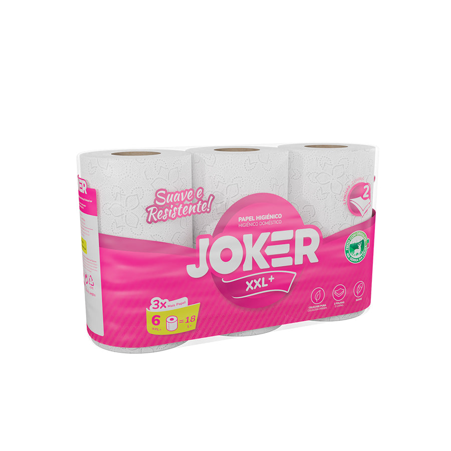 Joker Papel Higiénico Rosa 6 Rolos