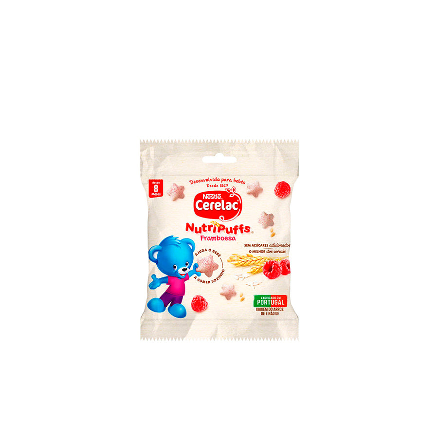 Cerelac Nutripuffs Framboesa +8M 7 gr