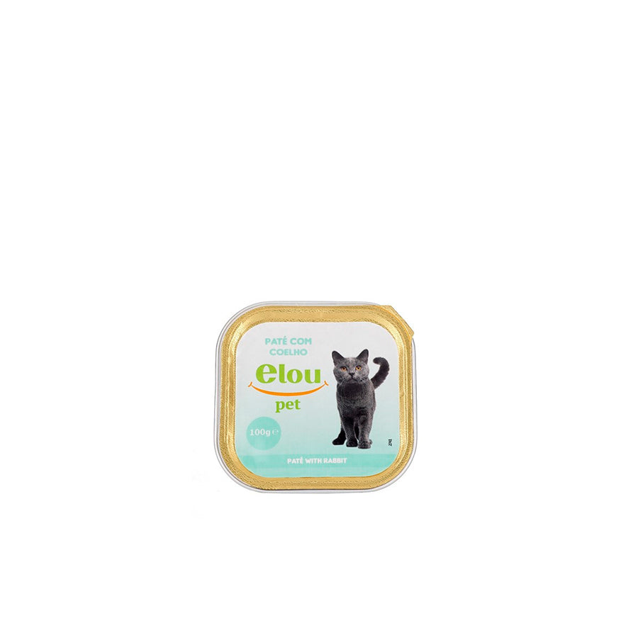 Elou Comida Húmida de Gato Patê Coelho 100 gr