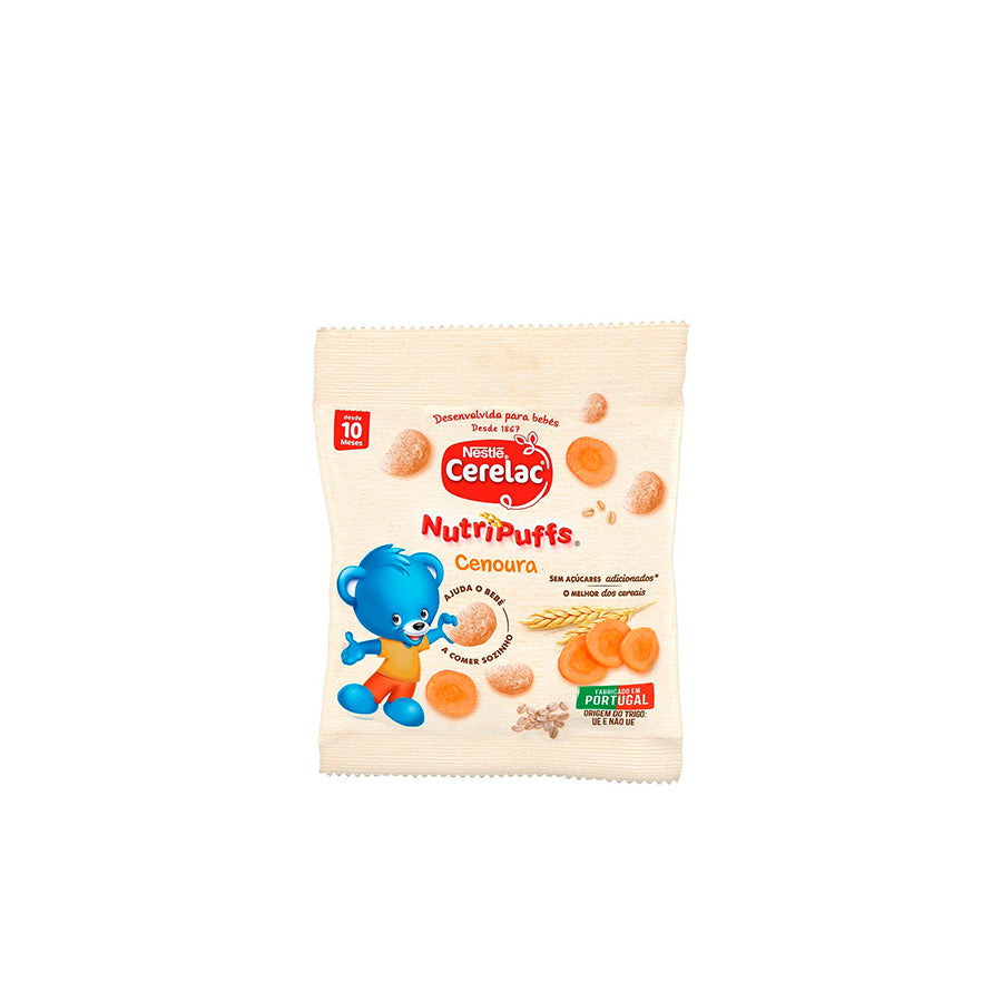 Cerelac Nutripuffs Cenoura +10M 7 gr