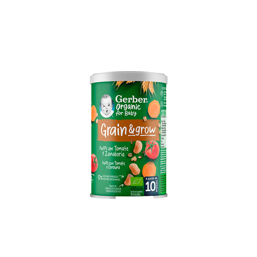 Gerber Puffs Tomate e Cenoura 35 gr