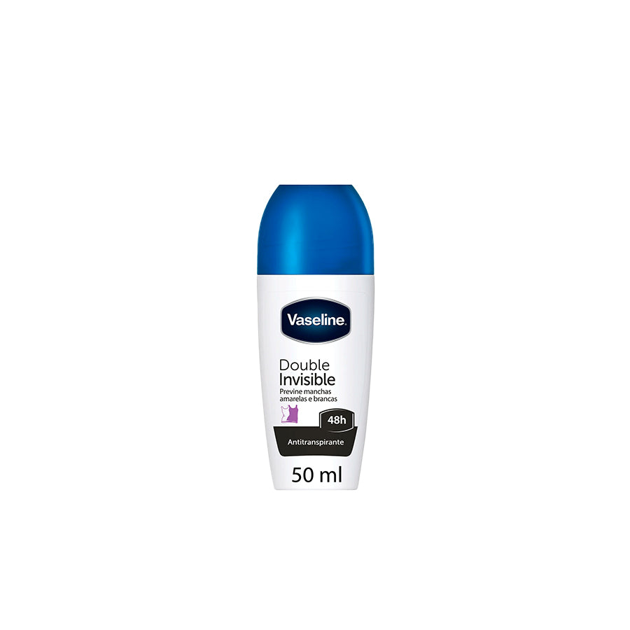 Vaseline Desodorizante Roll On Double Invisible 50 ml