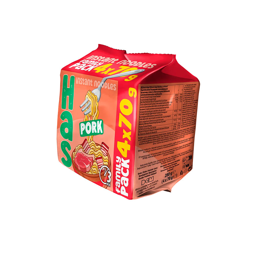 Noodles Pack Familiar Pork 4 x 70 gr
