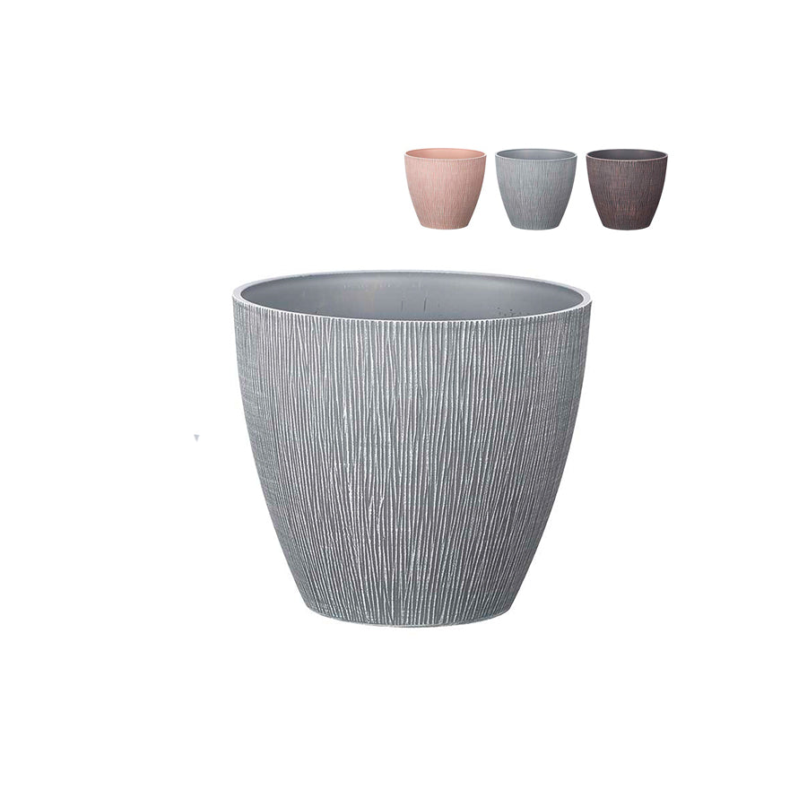 Vaso Cónico com Relevo 23 cm