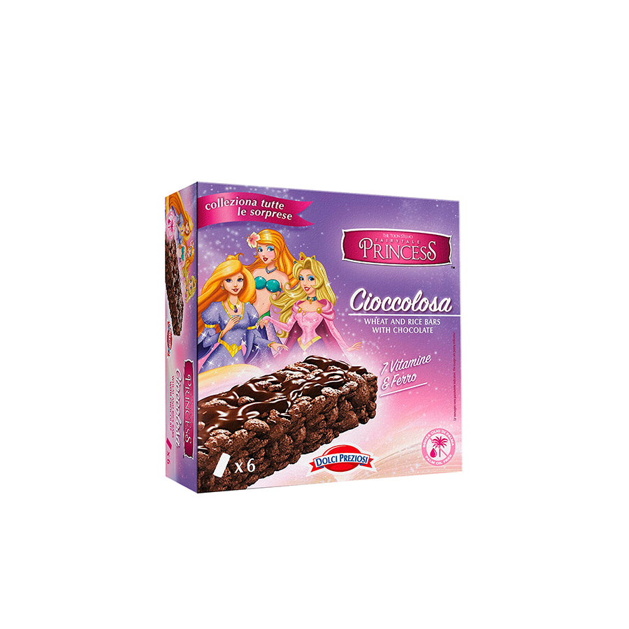 Princess Barras de Cereais Chocolate 6 x 20 gr