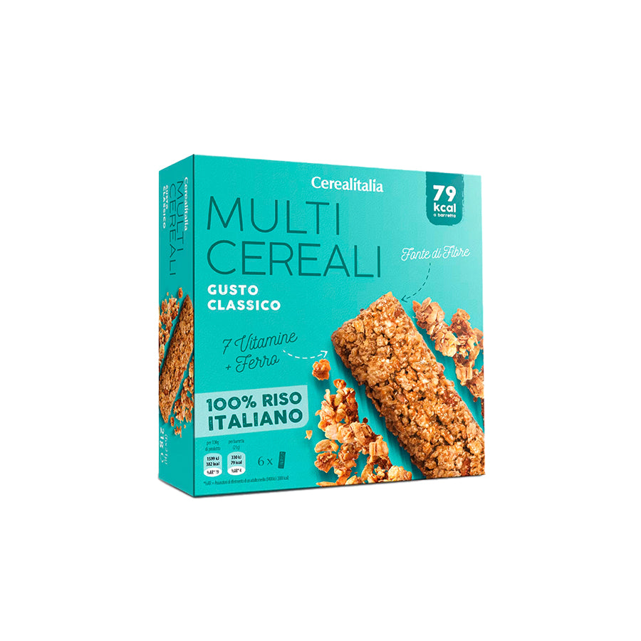 Cerealitalia Barras de Cereais Clássicas 6 x 25 gr